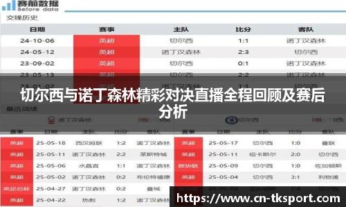切尔西与诺丁森林精彩对决直播全程回顾及赛后分析